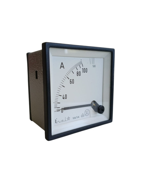 Ammeter ec4v 100//5a analog 72x72mm